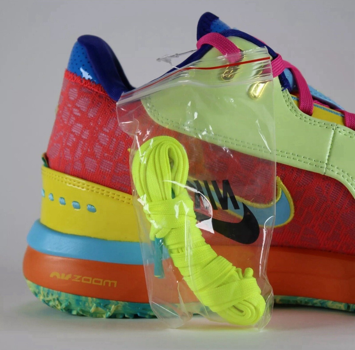 スニーカー Nike Basketball Shoes LeBron NXXT Gen AMPD IPS FZ7885-500 Size 10 - Nike Zoom LeBron NXXT Gen Ampd Mid Multi-Color
