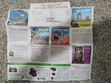 Vintage View Master Order Advertising Sheet. Sawyers World Travel Cartoons. RARE