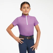 R.J. Classics Lucy Junior Short Sleeve Shirt - Mulberry Horseshoe