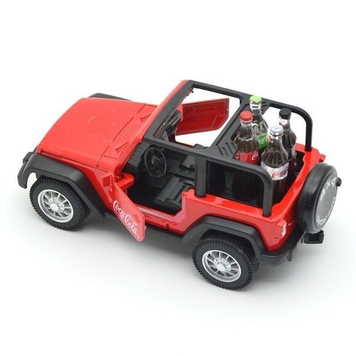 Jeep Wrangler 1/64 Scale Diecast Model Coca-Cola Paint Car Model - Picture 4 of 13