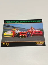 Vintage 1996 Team Quaker State Nascar Postcard / Handout