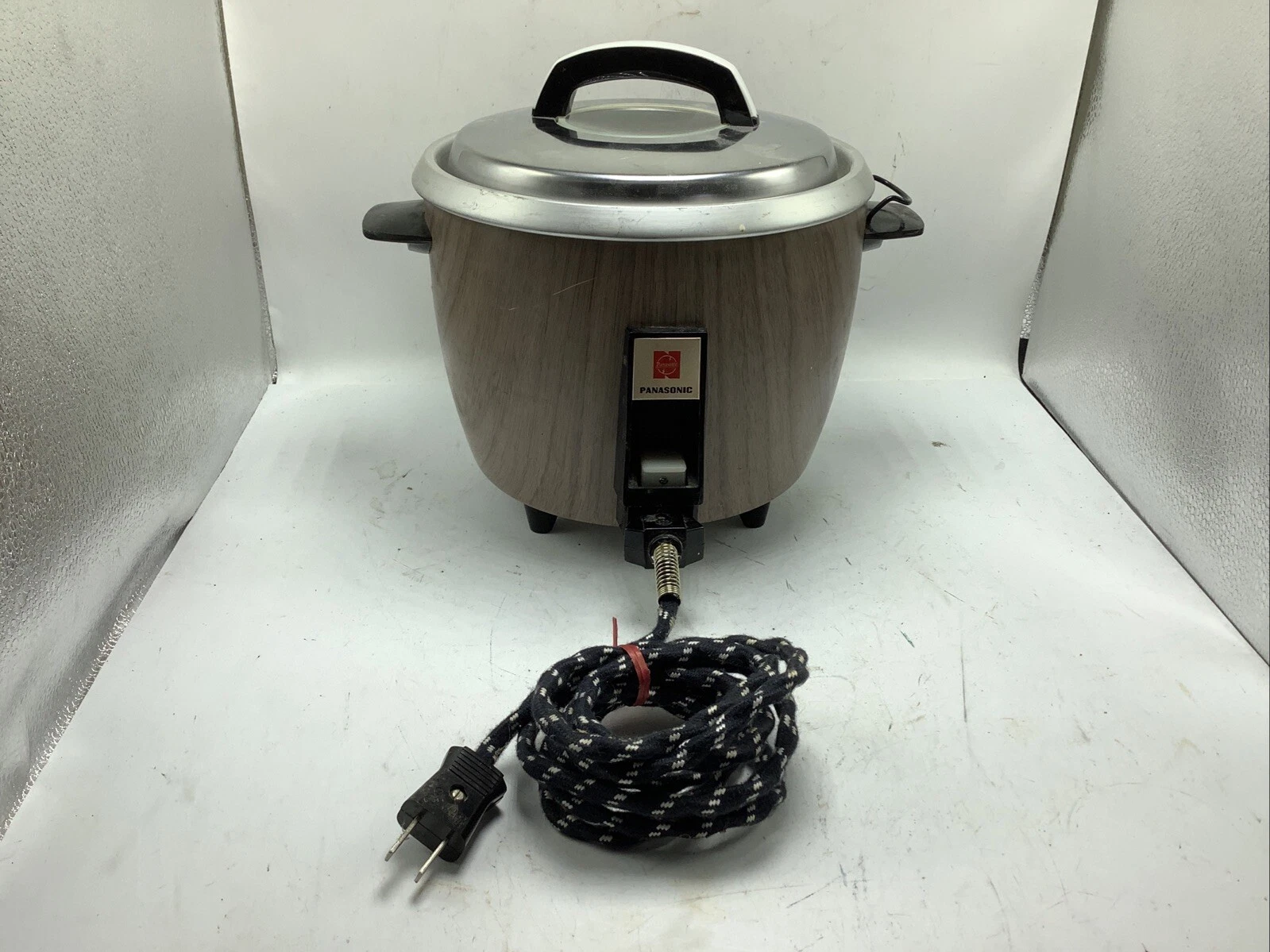 Vintage Panasonic Rice O Mat Model SR-10FGM Cooker 5 CUP Japan CLOTH CORD