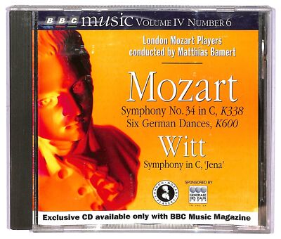 EBOND Mozart - Sinfonie Nr. 34 Zoll C, K338 Sechs Deutsche Tänze, K600 - CD CD065545
