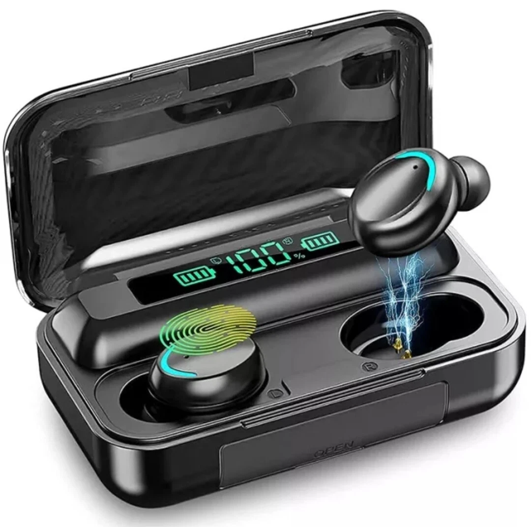 Bluetooth Earbuds With Power Bank and Easy Pair