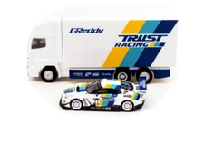 Tarmac Works 1:64 Nissan GT-R NISMO GT3 GT  #21 Greddy with Plastic Truck