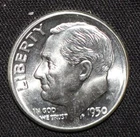 1950 D Roosevelt Dime CH BU (T163)