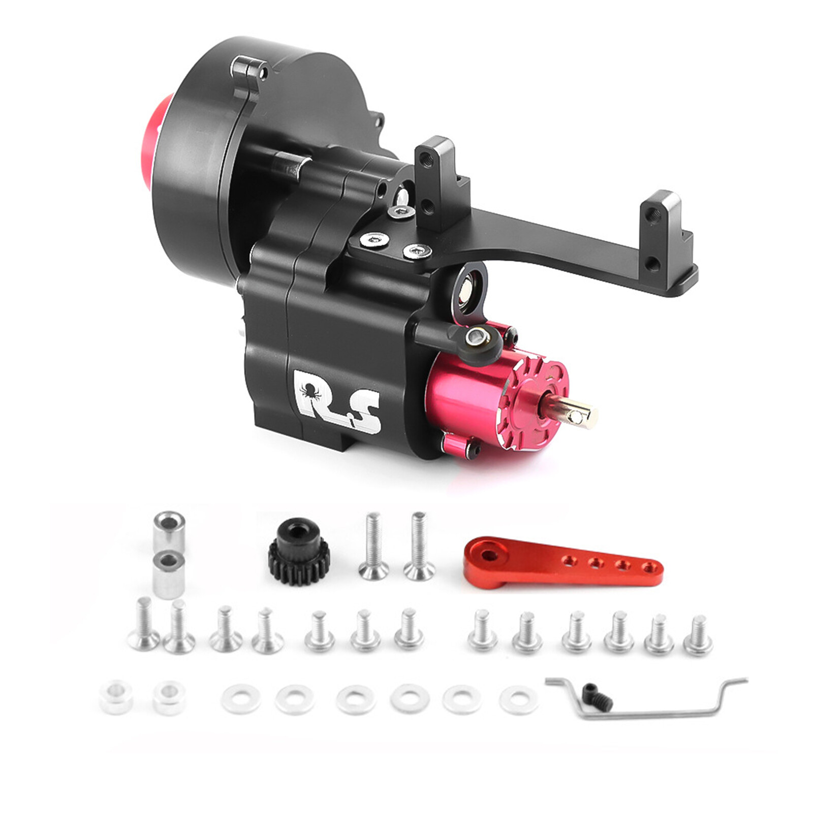 2 Speed Transmission Gearbox For Axial SCX10& SCX10 II III 1/10 RC Crawler Car