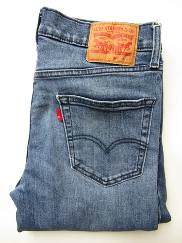 Levi's 511 slim fit men's jeans  W31 L30 mid blue stretch denim LEVD621