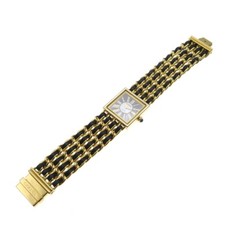 Chanel Mademoiselle Watch Wristwatch Leather 18K Ladies #M M.R.***** 52559