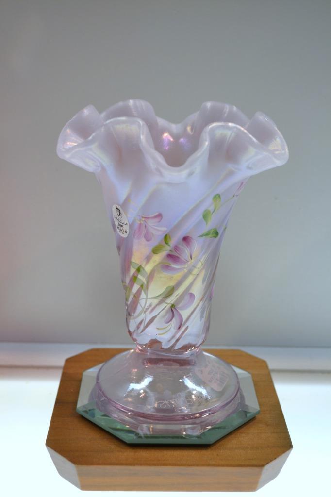 SHELLEY FENTON VASE Rosemilk Opalsct Stretch FLORAL 4073J8 100th