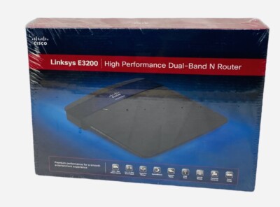 Linksys Wireless N Router E3200 High-Performance Simultaneous Dual-Band *NEW*