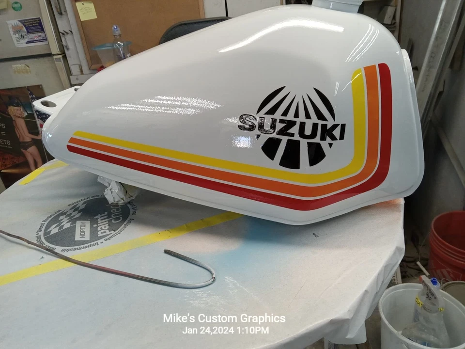 2! Suzuki sunrise sticker set TM RM RA RH RN 125 250 400 465 500 Works DeCoster - Image 2 of 4