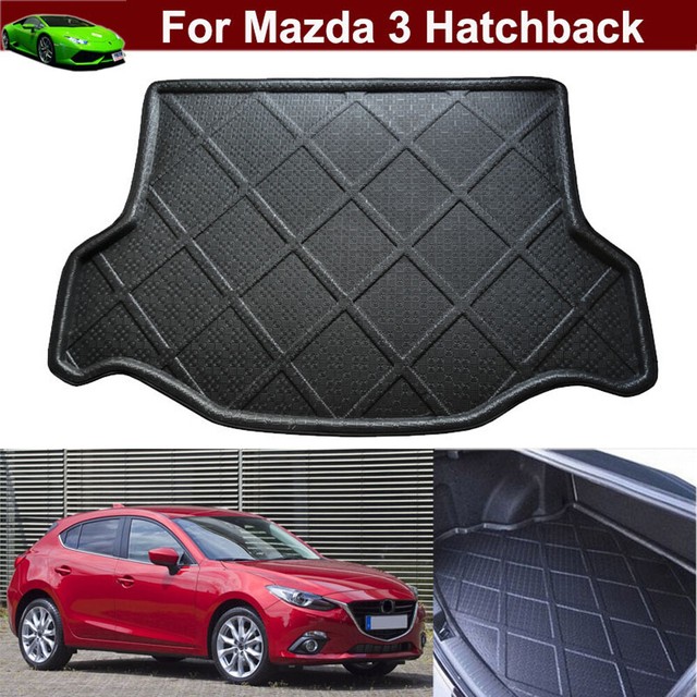 Car Mat Cargo Cover Cargo Liner Cargo Tray Mat for Mazda 3 Hatchback