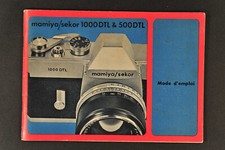 Mamiya / Secor 1000 DLT & 500 DLT Instruction Manual (F)