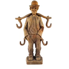 Vintage Koziol Germany Bar Caddy Tree Man Figure (Read Description)