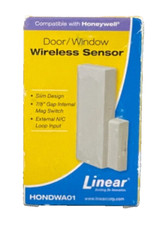Brand New Linear HONDWA01 Wireless Door/Wind Sensor - Honeywell Compatible Brown