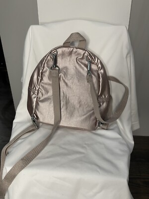 Authentic Kipling Metallic Rose Gold Mini Backpack | eBay display picture 3