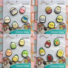 Crocs Handmade jibbitz 5pc Squishmallow Food Dessert Avocado Shoe Charms Set