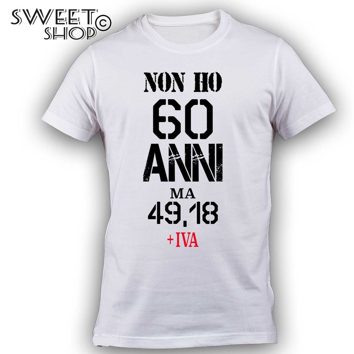 T-shirt 60 Anni Uomo Compleanno 1965 Festa Simpatica Divertente - Foto 5