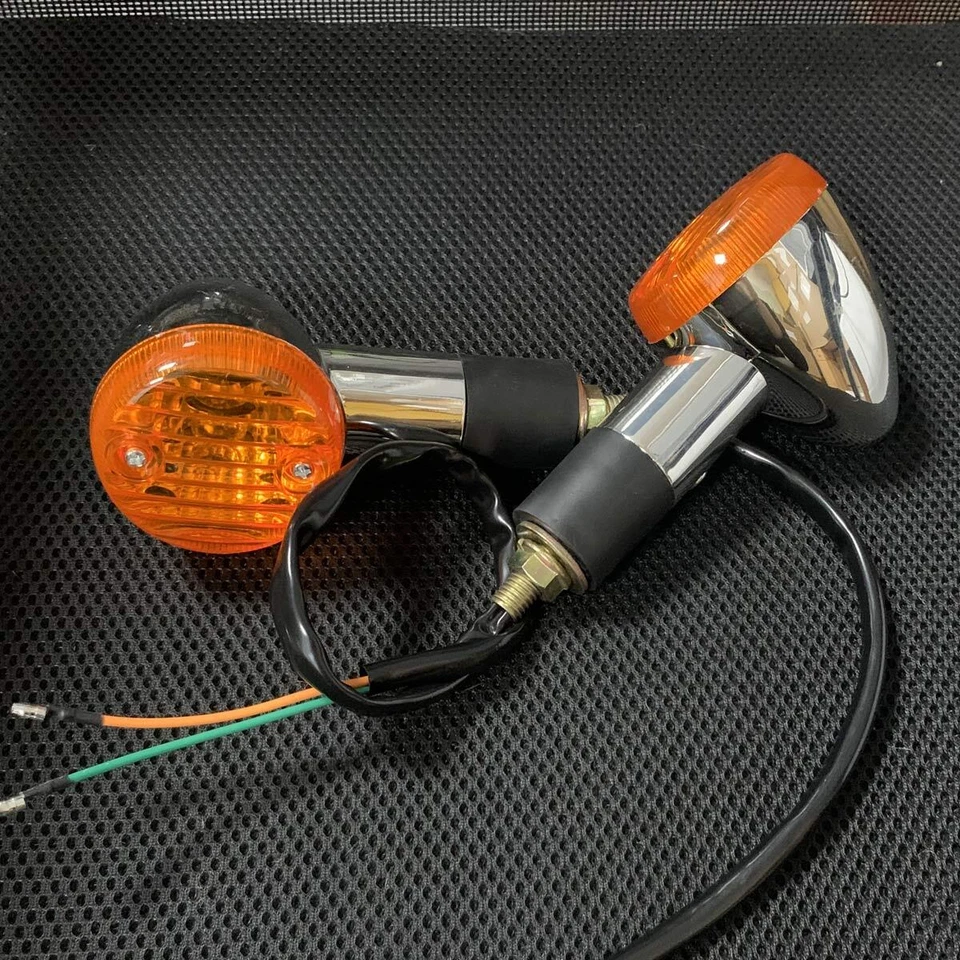Chrome Bullet Turn Signal Light Blinker Indicators for Yamaha XS650 XS750 XS850 Foto 4 de 4