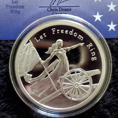 2020 Silver Shield 1 oz Silver Let Freedom Ring Proof (w/ CoA)
