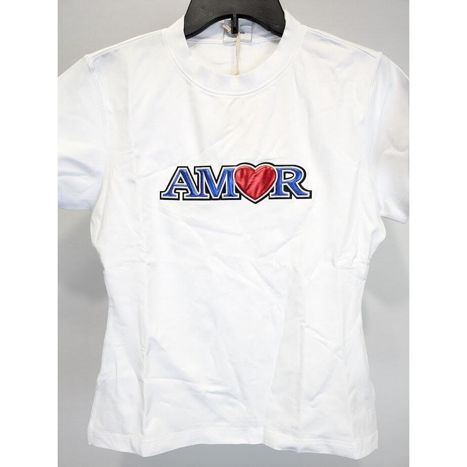 国内発送☆VETEMENTS☆AMOR T-SHIRT/WHITE Vetements , Amor Fitted T-Shirt in White BNWT XL | eBay