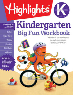 The Big Fun Kindergarten Activity Book: Build skills and confidence throu - GOOD
