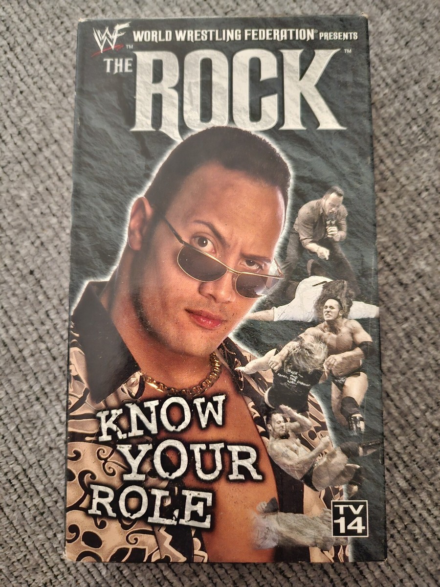 WWF - The Rock: Know Your Role (VHS, 1999) WWE HHH Triple H x-pac