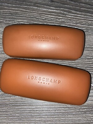 Longchamp Paris Brown Hard Shell Sunglasses Eye Glasses Case  display picture 1