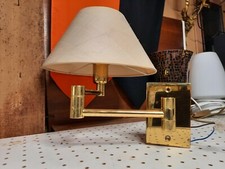 Hübsches tz Schmitz Mid-Century Messing Wandleuchte (George W. Hansen), 70s