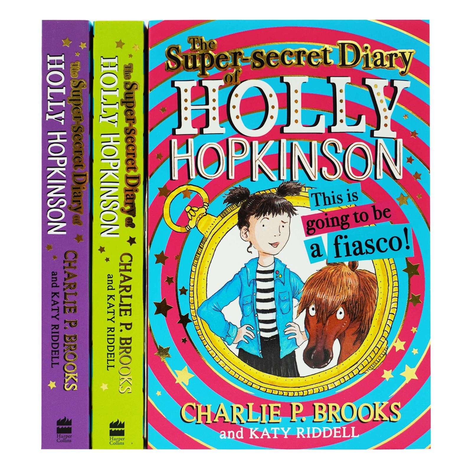 The Super Secret Diary of Holly Hopkinson Series 3 Books Set by Charlie P Brooks - Image 3
