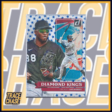 2022 Panini Donruss Baseball Luis Robert Diamond Kings Independence Day #6