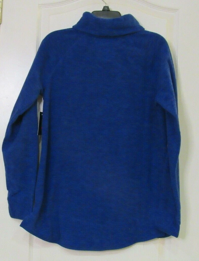 Tek Gear Micro Fleece Turtleneck Tunic COBALT Women s Sz S NWT