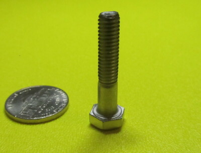 18-8 A2 Stainless Steel Bolt, PT, Metric, M6 x 1 x 30 mm Length, 50 Pcs