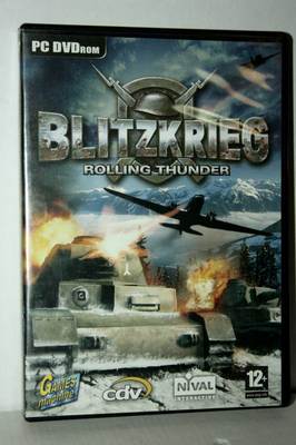 BLITZKRIEG ROLLING THUNDER GAME USED PC DVD ITALIAN VERSION FR1 43306