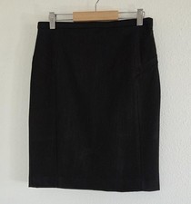 Express Women's Black Pleated Zipper Professional Pencil Work Skirt Size 4