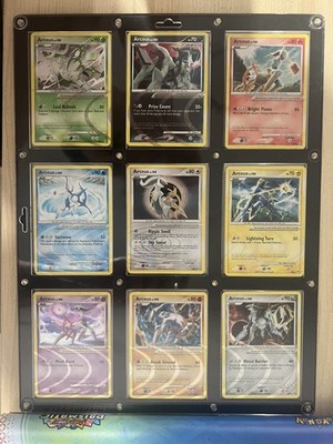 ☆0366　AR100枚セット Pokemon TCG COMPLETE - LP LV100 Arceus AR Set 1-9 - Holo Ripple