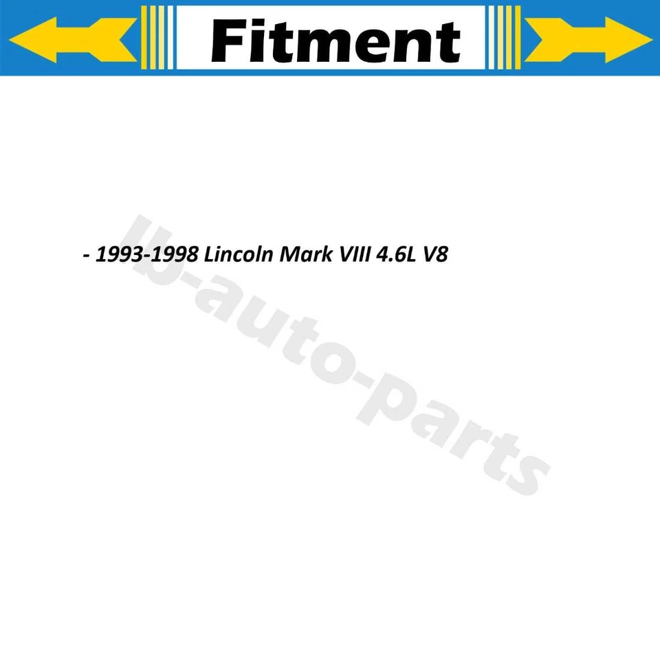 2 центральных детали переднего тормозного шланга для Lincoln Mark VIII 1993-1998 - Изображение 2 из 4