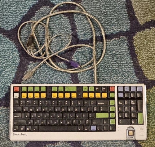 Bloomberg FRE100 Financial Trading Terminal Wired Keyboard Tested Working Rare