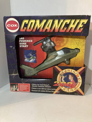 Nos Cox Comanche Helicopter F/f Co Model airplane .049 Engine Vintage 1998 rare 