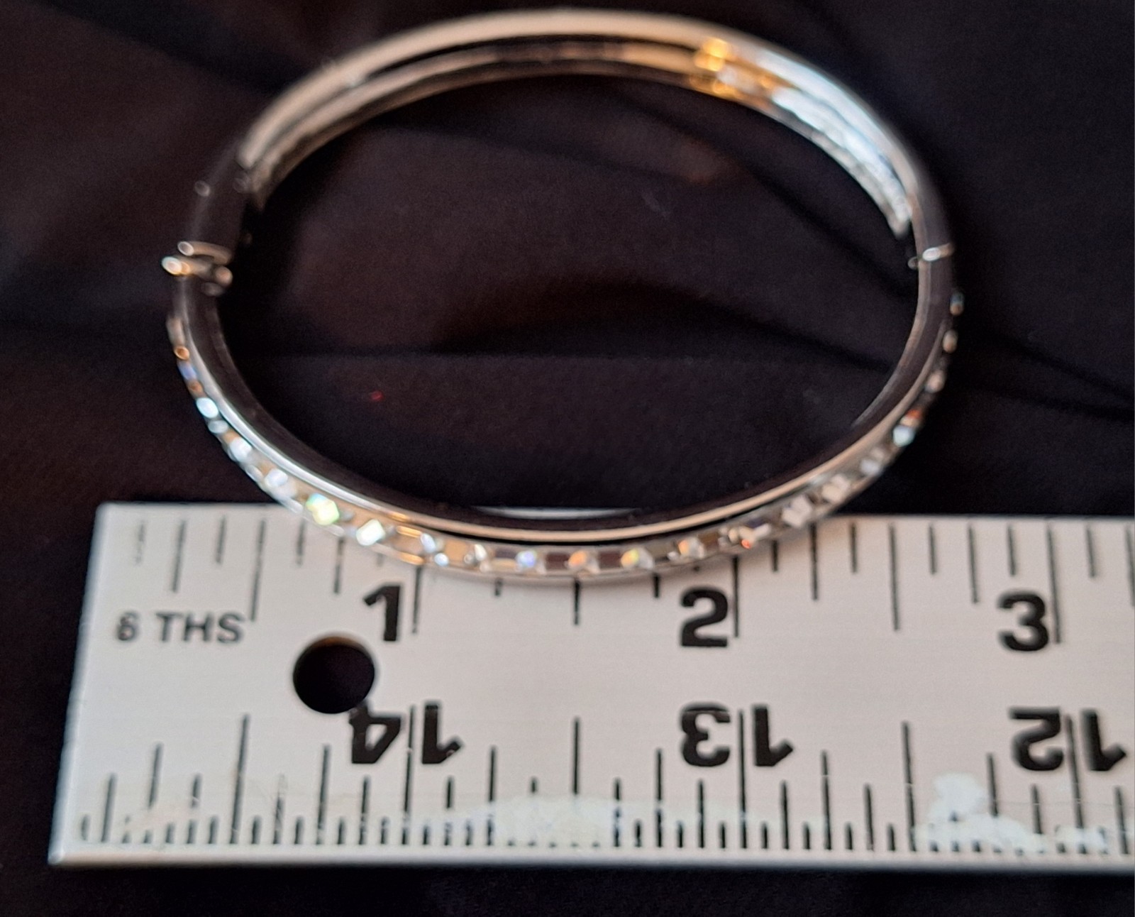 Infinity Silver Sparkling Channel Set Square CZ H… - image 12