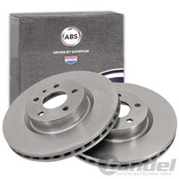 2X A.B.S. Bremsscheiben 281Mm Vorne Passend FüR Lancia Delta