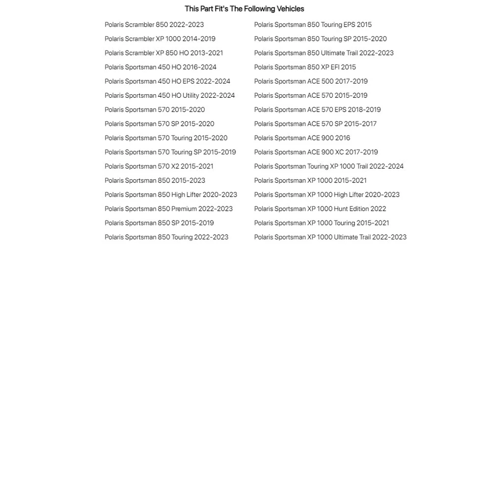 Tusk Winch W/Synthetic Rope & Mount Plate For Polaris Sportsman 570 SP 2015-2020 - Image 3 of 4