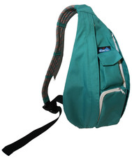 KAVU Rope Sling Bag Crossbody Travel Teal Green Hiking Water Resistant