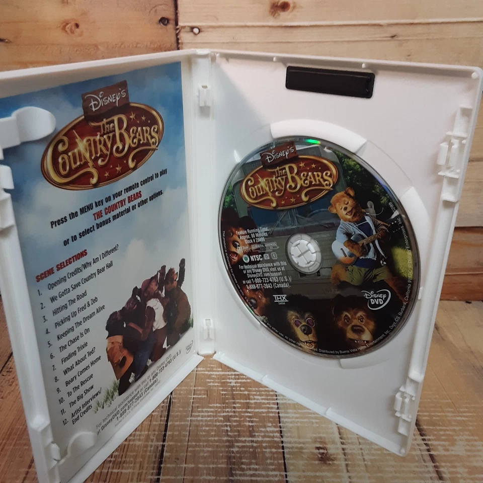 The Country Bears DVD Used Disney Family Comedy Musical - Image 4 of 4