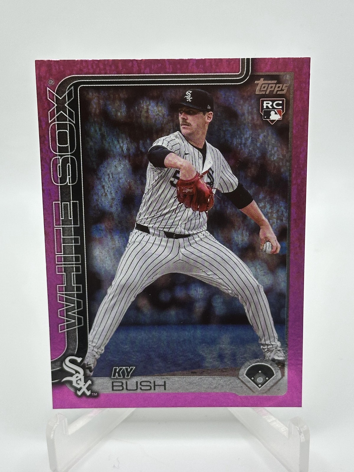 2025 Topps #280 Ky Bush Pink Holo Foil Chicago White Sox RC