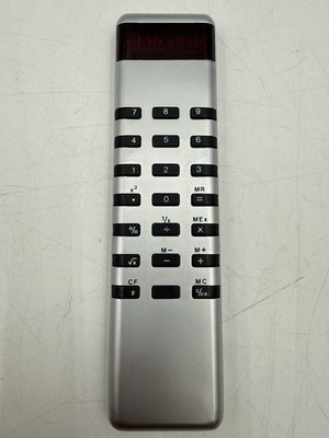 Sinclair Sovereign Calculator Vintage 1970's Silver With Pouch