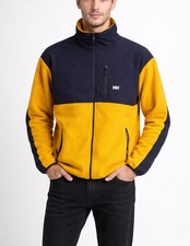 Vtg Helly Hansen Deep Pile Fleece Jacket Yell...