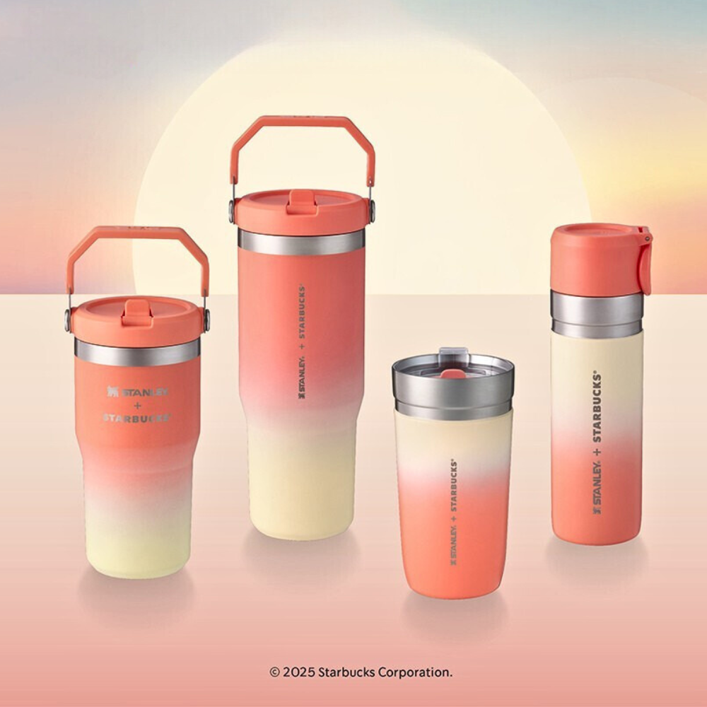 Starbucks Stanley Sunset Tumbler Cold Cup Water Bottle Thailand
