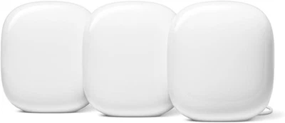 Google Nest Wifi Pro Home Mesh Wi-Fi 6E System - White (3-Pack) - image 1 of 4
